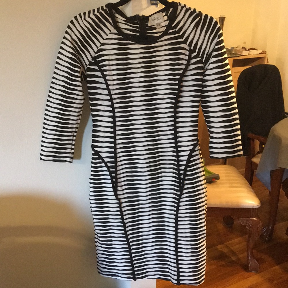 Black and white dress